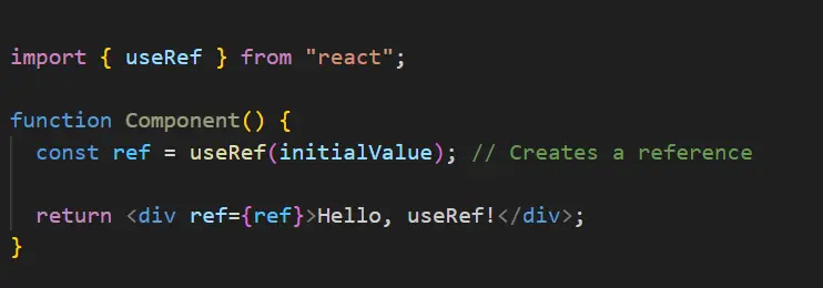 react useref