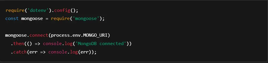 use dotenv in node js