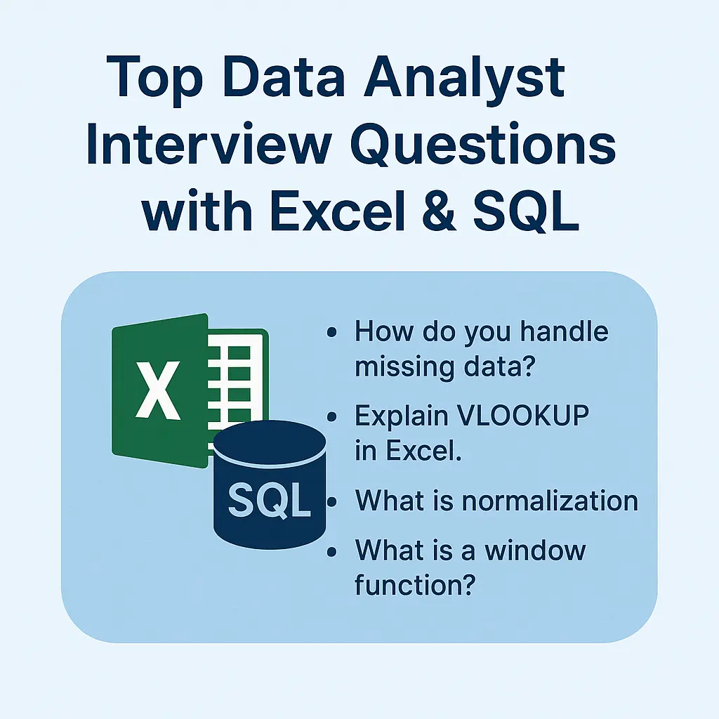 data analyst interview questions