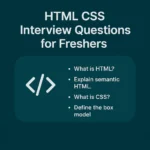 html css interview questions